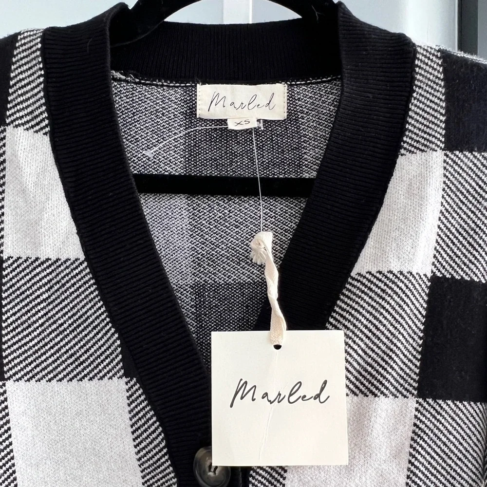 Marled by Reunited Clothing Cardigan - Size XS - Picture 2 of 6